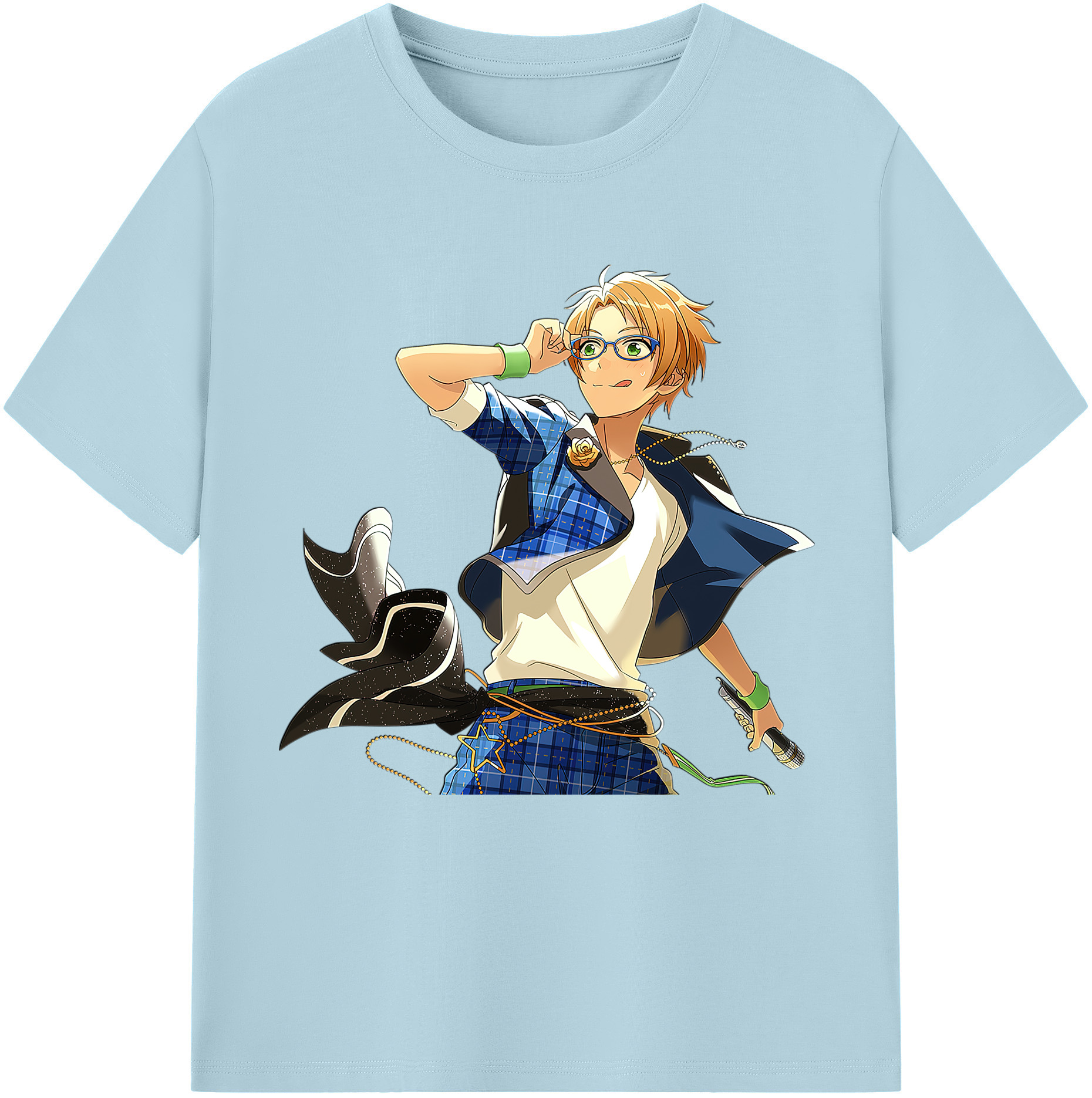 （画像用） あんさんぶるスターズ! Ensemble Stars 綿100％半袖Tシャツ（フロントプリント）